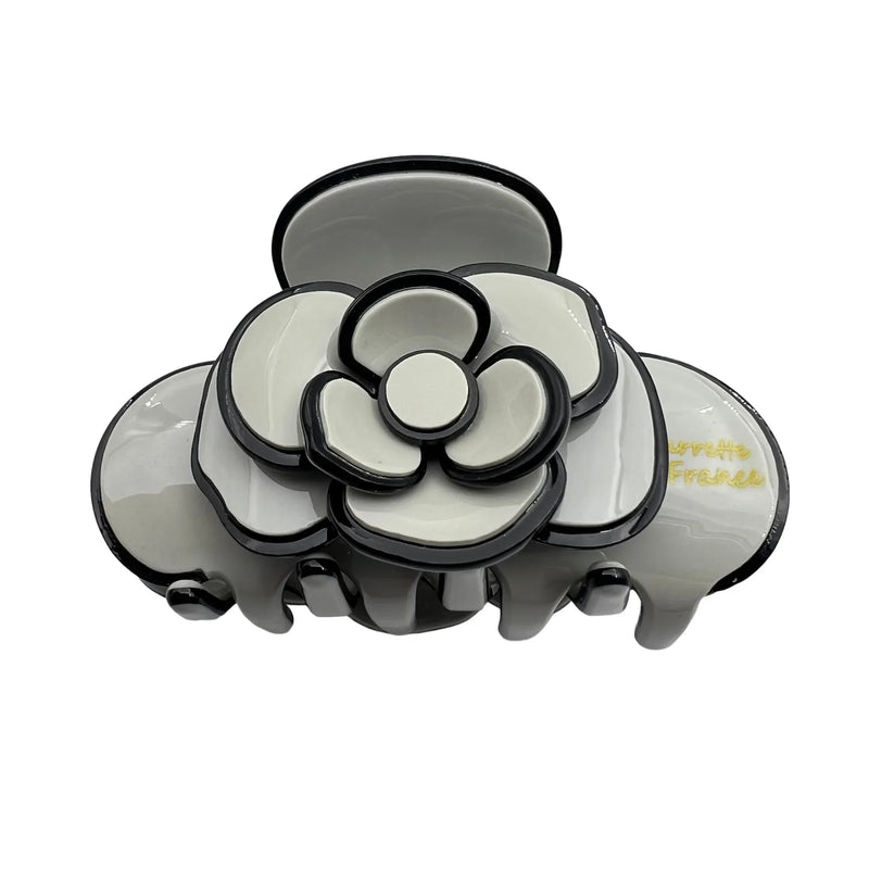 Acetate Camellia Hair Claw Clip for Women Girl Flower French Head Accessories