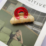 Tortoiseshell Hairpin Bag Geometric Hair Clip Women Accessory