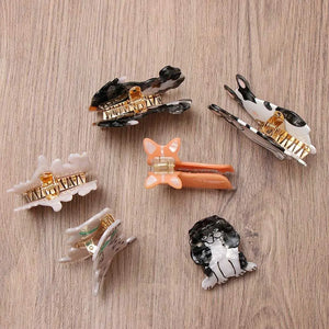 Corgi Shark Clip French Hair Claw for Women