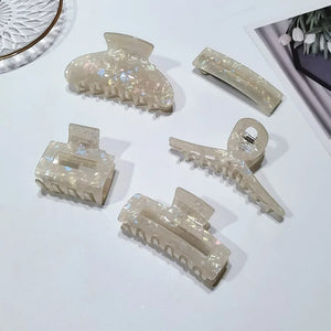 Acetate Mermaid Hair Clip Hair Claw Barrettes Crab Hairpins Hair Accessories