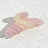Acetate Pink Rainbow Eye Flower Hamburger Hair Clip Claw