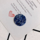 6pcs Acetate Round Single Pendant DIY Earrings Small Pendant Material