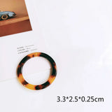 Acetic Acid Eardrop Loop Earrings & Pendant DIY Material