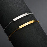 Personalized Engrave Name Date Baby Bracelet