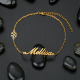 Acheerup Personalized Name Bracelet for Women Stainless Steel Charms Hand Chain