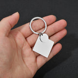 Custom Personalized Photo Keychain - Engrave Name and Special Date