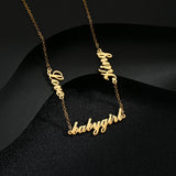 Personalized Multiple Names Waist Chain Women Birthstone Body Chain