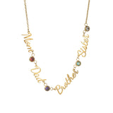 Personalized Multiple Names Waist Chain Women Birthstone Body Chain