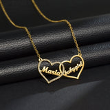 Acheerup Custom Name Necklace with Zircon