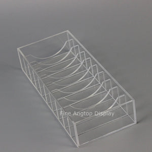 Acrylic 10 Slot Bracelet Box Jewelry Holder Display Rack
