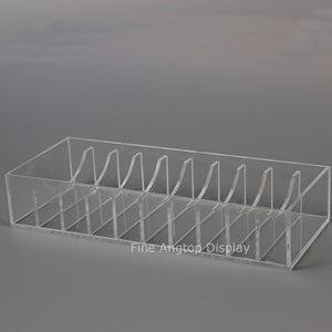 Acrylic 10 Slot Bracelet Box Jewelry Holder Display Rack