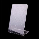 Acrylic 120 Holes Jewelry Display Stand Earrings Storage Rack