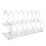 Acrylic 2-Tier Jewelry Watch Display Rack Holder Stand