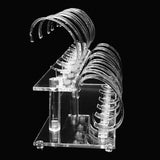 Acrylic 2-Tier Jewelry Watch Display Rack Holder Stand