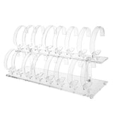 Acrylic 2-Tier Jewelry Watch Display Rack Holder Stand