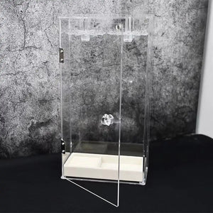 Acrylic 24 Hooks Rotation Necklace Display Stand