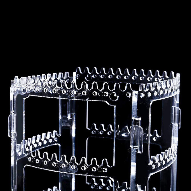 Clear Acrylic Rotating Earring Display Stand Jewelry Organizer