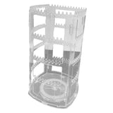 Clear Acrylic Rotating Earring Display Stand Jewelry Organizer