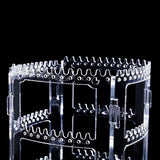 Clear Acrylic Rotating Earring Display Stand Jewelry Organizer