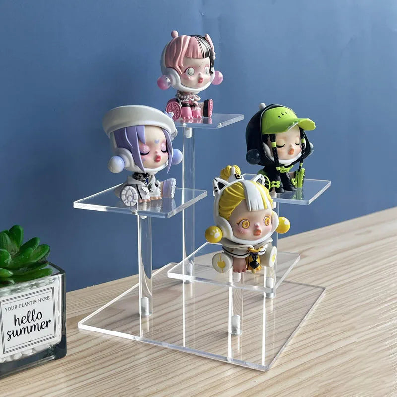 Acrylic Action Figure Display Stand Toy Model Case
