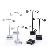 Acrylic Base Metal Earring Display Stand Set Jewelry Earring Display