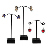 Acrylic Base Metal Earring Display Stand Set Jewelry Earring Display