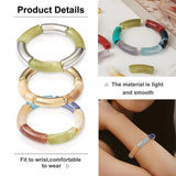 Acrylic Curved Tube Beads for Jewelry Making DIY Craft