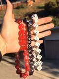 Acrylic 8 Ball Choker Dice Charm Necklace Hip Hop Jewelry