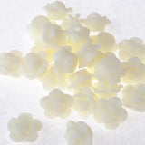 12mm 18mm Acrylic Beads Pastel Spring Colors Rose Flower Shape