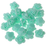 12mm Spring Flower Acrylic Beads DIY Necklace Bracelet Accessories