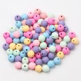 Acrylic Beads 6/8/10mm Candy Round Balls Loose Spacer Beads