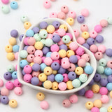 Acrylic Beads 6/8/10mm Candy Round Balls Loose Spacer Beads