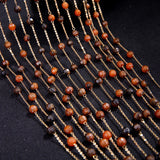 Acrylic Beads Fringe Torque Necklace for Women