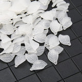 Acrylic Leaf Pendants 18x11mm for Jewelry Making DIY