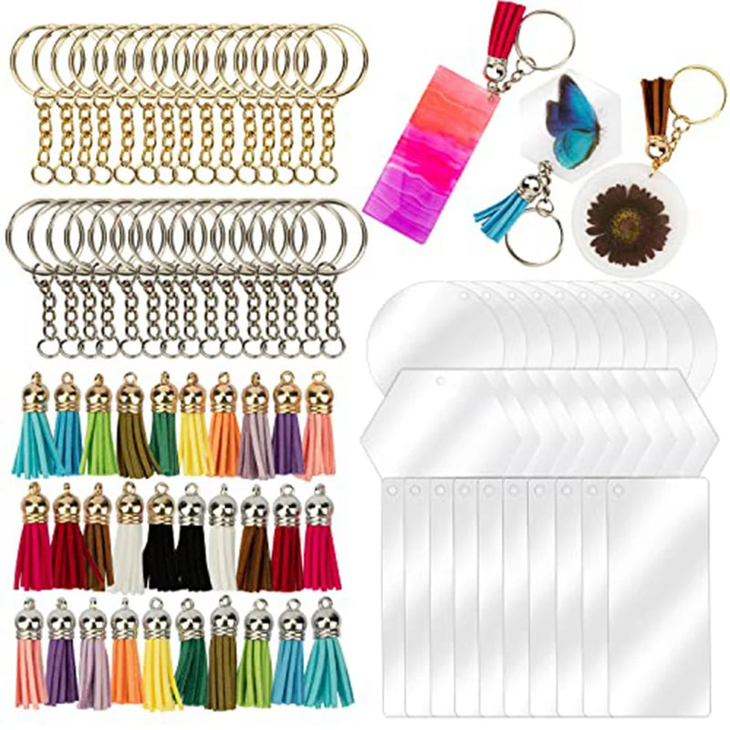 Acrylic Blanks Bulk for DIY Craft (30 Pieces)