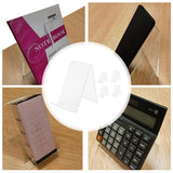 Acrylic Book Stand with Ledge, Clear Display Easel