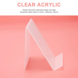 Acrylic Book Stand with Ledge, Clear Display Easel