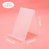 Acrylic Book Stand with Ledge, Clear Display Easel