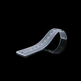 Acrylic Bracelet Display Ramp Stand Clear-white/frosted