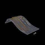 Acrylic Bracelet Display Ramp Stand Clear-white/frosted