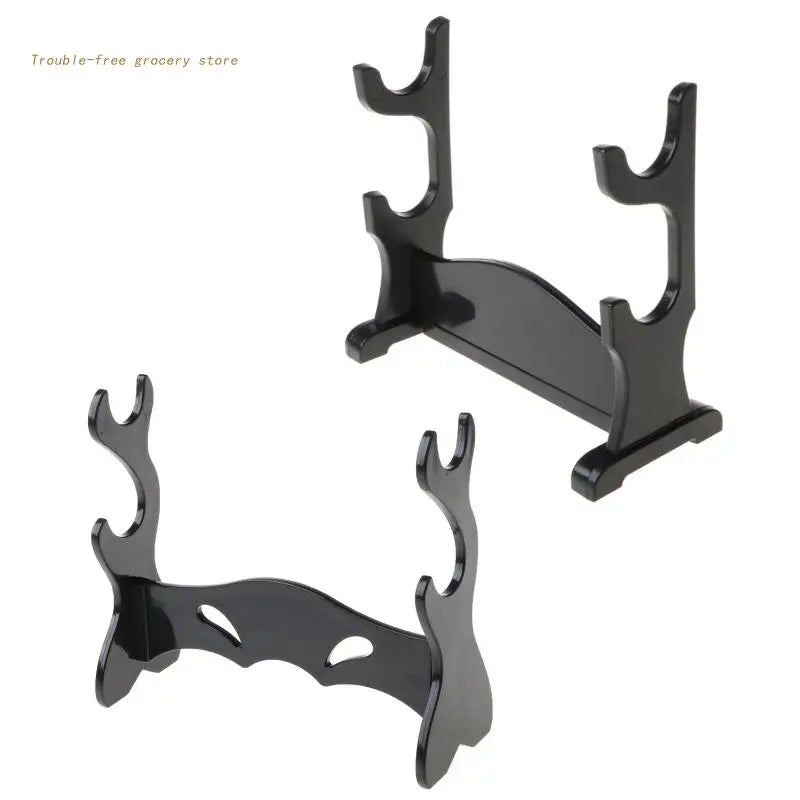 Acrylic 2 Tier Holder Display Cartoon Weapons Stand