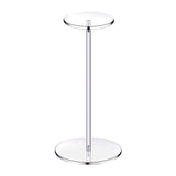 Acrylic Cap Display Rack Barbell Pedestal Round Wig Display Rack