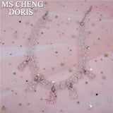 Acrylic Chain Necklace Bohemian Summer Plastic Clear Chain Collar Necklaces