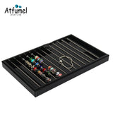Acrylic Charm Beads Box Bracelet Ring Organizer DIY Display Storage Case