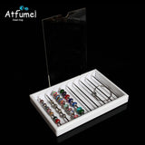 Acrylic Charm Beads Box Bracelet Ring Organizer DIY Display Storage Case