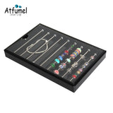 Acrylic Charm Beads Box Bracelet Ring Organizer DIY Display Storage Case