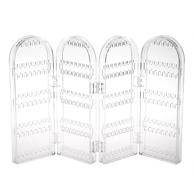 Acrylic Clear Jewelry Earrings Ear Stud Display Holder Stand