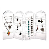 Acrylic Clear Jewelry Earrings Ear Stud Display Holder Stand
