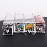 Acrylic Clear Jewelry Storage Organizer Drawer Cosmetics Glasses Holder
