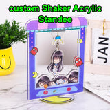Customized Acrylic Clear Keychain Chaveiro Charms
